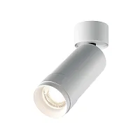 Светильник накладной LED Focus Zoom C055CL-L12W4K-Z-W Maytoni белый 1 лампа, основание белое в стиле хай-тек современный круглый