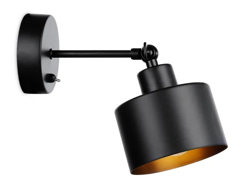 Бра TR8137 Ambrella light чёрный на 1 лампа, основание чёрное в стиле лофт 