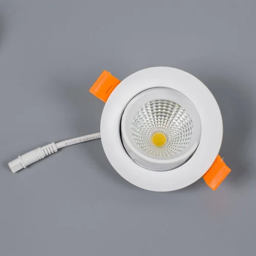 Светильник точечный LED Каппа CLD0057W Citilux белый 1 лампа, основание белое в стиле современный  фото 2