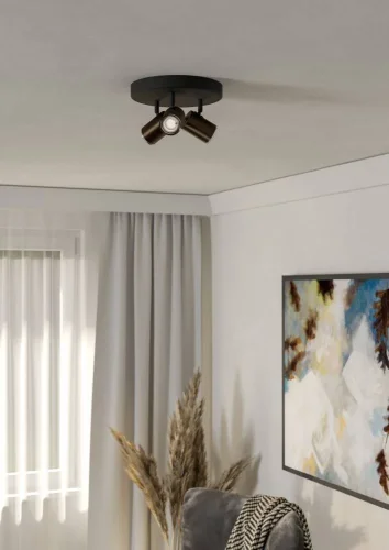 Спот с 3 лампами Consuma 300591 Eglo бронзовый GU10 в стиле современный фото 2 Спот с 3 лампами Consuma 300591 Eglo бронзовый GU10 в стиле современный фото 2