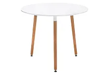 Стол Lorini 90 11245 Woodville столешница белая из мдф