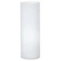 Настольная лампа GEO 81828 Eglo белая 1 лампа, основание белое стекло в стиле современный 