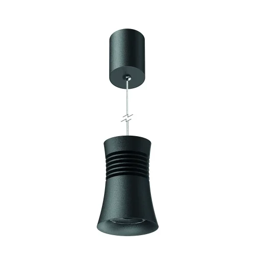 Светильник подвесной LED Pagoda 7786 Mantra чёрный 1 лампа, основание чёрное в стиле хай-тек модерн 