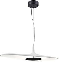 Светильник подвесной LED Silvi APL.649.16.08 Aployt белый 1 лампа, основание белое в стиле современный отражённый свет