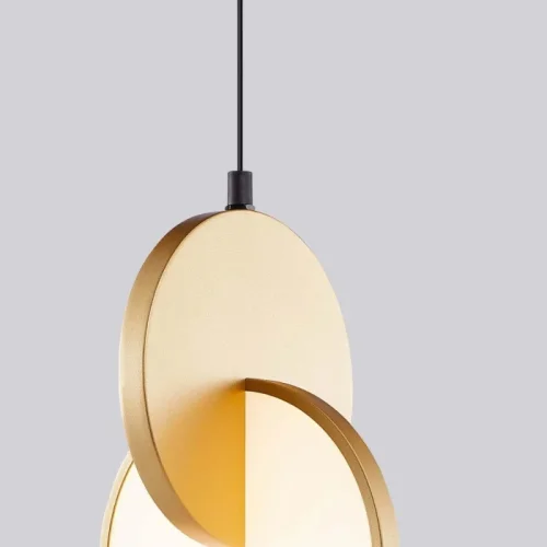 Светильник подвесной LED Grahan 4608-1P F-promo золотой на 1 лампу, основание золотое в стиле современный фото 2