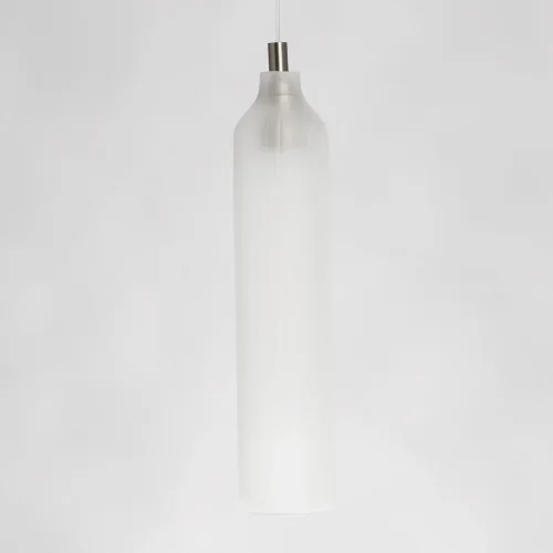 Светильник подвесной Кьянти 720012101 DeMarkt белый 1 лампа, основание никель в стиле современный  фото 3
