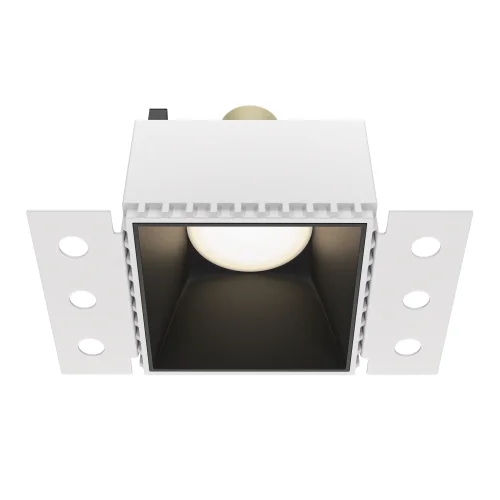 Светильник точечный Share DL051-01-GU10-SQ-WB Maytoni чёрный 1 лампа, основание чёрное в стиле современный для затирки
