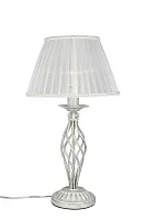 Настольная лампа Belluno OML-79104-01 Omnilux белая 1 лампа, основание белое металл в стиле классический 