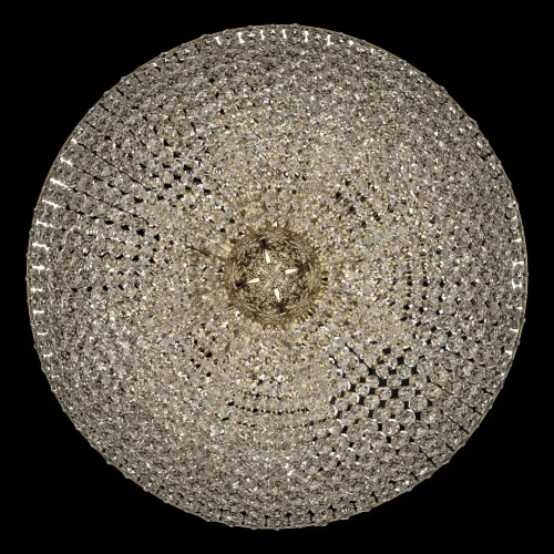 Люстра потолочная хрустальная 19151/90IV G Bohemia Ivele Crystal прозрачная на 20 ламп, основание золотое в стиле классический sp фото 2
