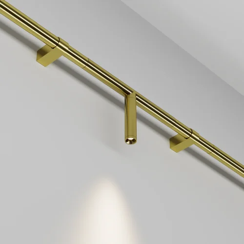 Светильник Focus Led для штанговой системы освещения Axity 3000-6000К 3Вт 45° C102CL-3W3-6K-BS Maytoni латунь для шинопроводов серии Axity Maytoni латунь фото 3