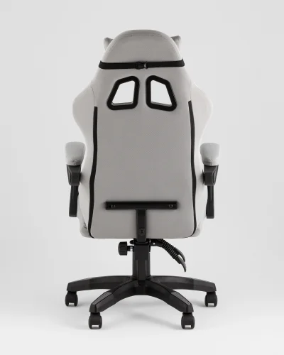 Кресло спортивное TopChairs Druid, серый, ткань УТ000039469 Stool Group, серый/ткань, ножки/пластик/чёрный, размеры - *1270**** фото 4