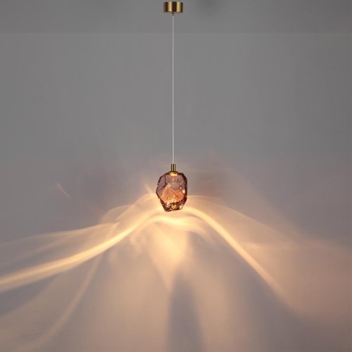 Светильник подвесной LED Gemme 7113/4LB Odeon Light бордовый на 1 лампу, основание бронзовое в стиле современный классический выдувное фото 4 Светильник подвесной LED Gemme 7113/4LB Odeon Light бордовый на 1 лампу, основание бронзовое в стиле современный классический выдувное фото 4