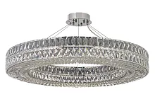 Люстра подвесная Sora E 1.5.100.100 N Arti Lampadari прозрачная на 12 ламп, основание никель в стиле классика модерн 