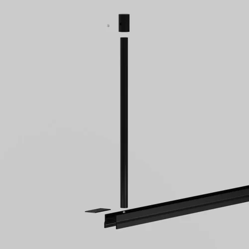 Жесткий подвес для уличной трековой системы Exility IP O-TR001-HL-B300 Maytoni чёрный в стиле хай-тек современный для светильников серии Exility IP exility ip уличная фото 9