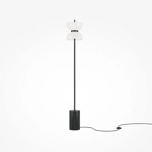 Торшер LED Kyoto MOD178FL-L11B3K Maytoni  белый 1 лампа, основание чёрное в стиле современный
 фото 3