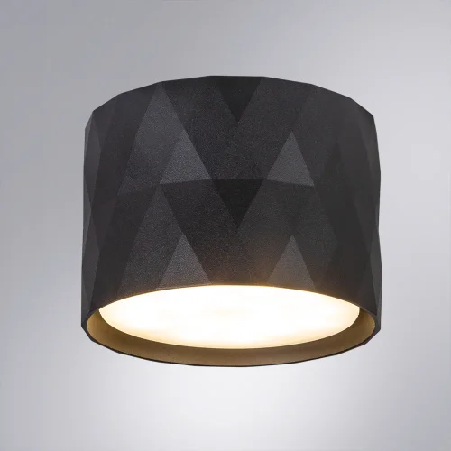 Светильник накладной Fang A5552PL-1BK Arte Lamp чёрный 1 лампа, основание чёрное в стиле минимализм современный круглый фото 3