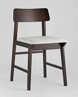 Стул обеденный ODEN NEW, мягкое сидение, светло-серый УТ000003186 Stool Group, серый/ткань, ножки/дерево/коричневый бежевый, размеры - *770***435*550