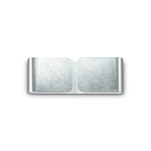 Бра  CLIP AP2 MINI ARGENTO IDEAL LUX серебряный на 2 лампы, основание серебряное в стиле современный 