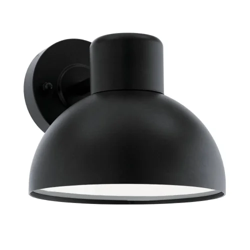 Настенный светильник ENTRIMO 96207 Eglo уличный IP44 чёрный 1 лампа, плафон белый чёрный в стиле современный E27