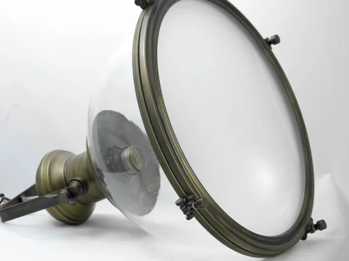 Светильник подвесной лофт Monsey GRLSP-9611 Lussole прозрачный 1 лампа, основание бронзовое в стиле лофт  фото 4