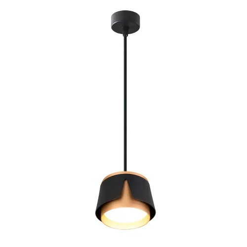 Светильник подвесной Amaks A8028SP-1BK Arte Lamp чёрный на 1 лампу, основание чёрное в стиле современный 