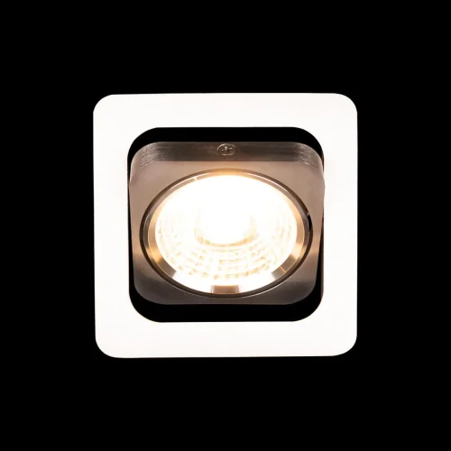 Светильник точечный LED Screen 10328/B Chrome LOFT IT серебряный 1 лампа, основание серебряное в стиле современный хай-тек квадратный фото 4