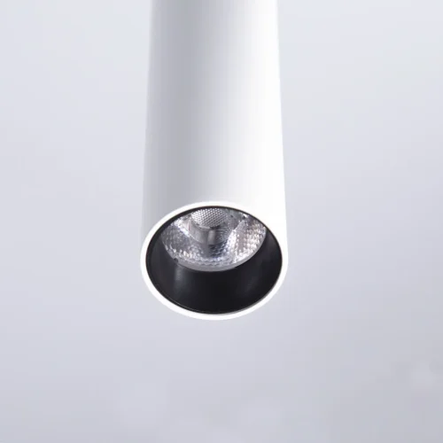 Светильник подвесной LED Тубус CL01PBL070N Citilux белый 1 лампа, основание белое в стиле хай-тек современный трубочки фото 4