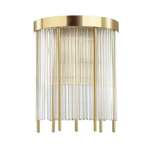 Бра York 4788/2W Odeon Light прозрачный на 2 лампы, основание золотое в стиле классический  фото 3