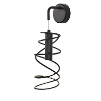 Бра LED Fontes 4555-1W Favourite чёрный на 1 лампу, основание чёрное в стиле современный 