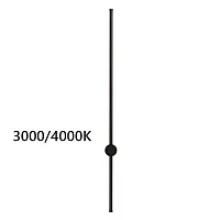 Бра LED Fillini 4335/18WLP Odeon Light чёрный на 1 лампу, основание чёрное в стиле минимализм хай-тек современный отражённый свет