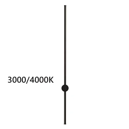 Бра LED Fillini 4335/18WLP Odeon Light чёрный на 1 лампу, основание чёрное в стиле современный хай-тек минимализм отражённый свет