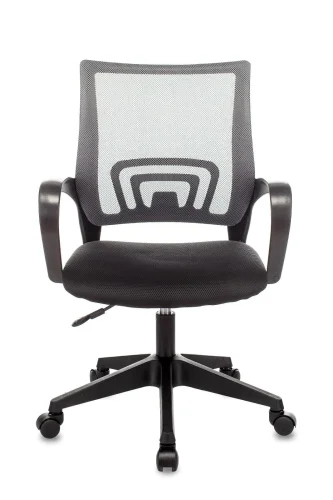 Кресло оператора Topchairs ST-Basic  темно-серый TW-04 сиденье черный TW-11 сетка/ткань крестовина п УТ000035163 Stool Group, серый/ткань, ножки/пластик/чёрный, размеры - ****580*605 фото 3