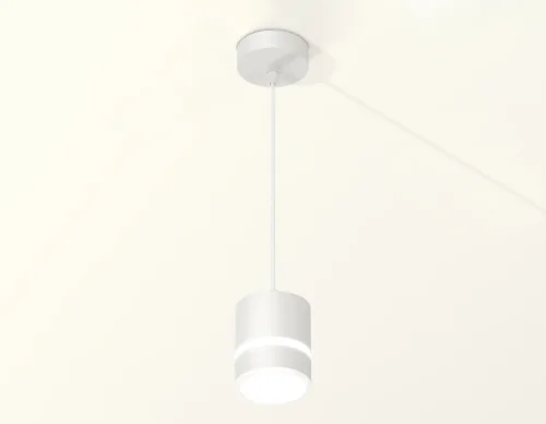 Светильник подвесной XP8110022 Ambrella light белый 1 лампа, основание белое в стиле хай-тек  фото 4