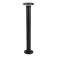 Парковый светильник LED Amsterdam A1212PA-1BK Arte Lamp уличный IP54 чёрный на 1 лампу, плафон чёрный в стиле современный LED