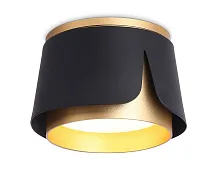 Светильник накладной TN71222 Ambrella light чёрный 1 лампа, основание чёрное в стиле современный хай-тек круглый