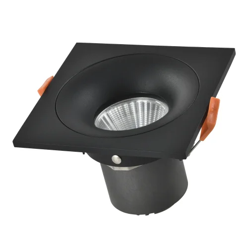 Светильник точечный LED ST259.448.10 ST-Luce чёрный на 1 лампу, основание чёрное в стиле современный квадратный