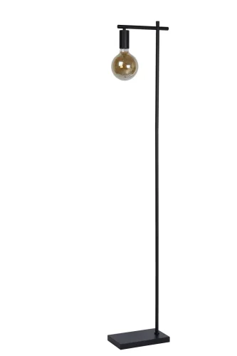Торшер лофт Leanne 21721/01/30 Lucide  чёрный 1 лампа, основание чёрное в стиле лофт современный
