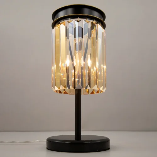 Настольная лампа Мартин CL332812 Citilux янтарная 1 лампа, основание коричневое металл в стиле классический современный лофт  фото 2