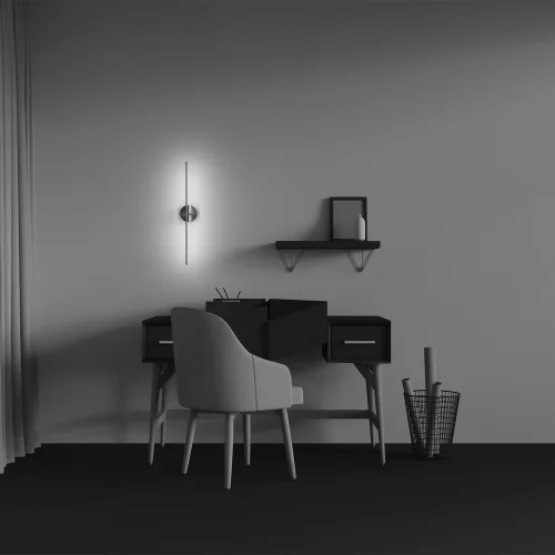 Бра LED Elegant C084WL-L7BS2.7K Maytoni латунь на 1 лампу, основание латунь в стиле современный хай-тек отражённый свет фото 6