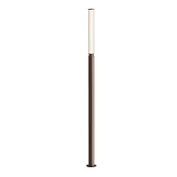 Парковый светильник LED Lit O593FL-L20BR3K Maytoni уличный IP65 коричневый на 1 лампу, плафон белый в стиле современный хай-тек LED