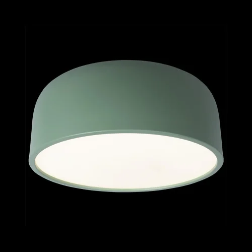 Светильник потолочный LED Axel 10201/350 Green LOFT IT белый зелёный 1 лампа, основание зелёное в стиле современный  фото 2
