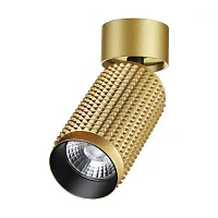 Светильник накладной Mais Led 358509 Novotech золотой 1 лампа, основание золотое в стиле современный хай-тек круглый