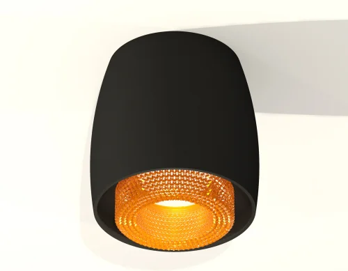 Светильник накладной Techno spot XS1142024 Ambrella light чёрный 1 лампа, основание чёрное в стиле хай-тек современный круглый фото 2