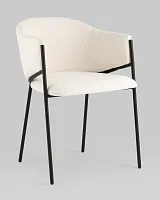 Стул Brace букле белый УТ000039131 Stool Group, /, ножки//, размеры - *780***560*560