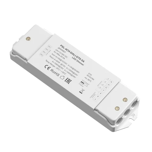 Диммер DALI DT6 четырёхканальный 12-48VDC DIM 721002 Maytoni на 1 , основание белое в стиле 