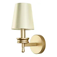 Бра Hefestos 2945-1W F-promo бежевый 1 лампа, основание матовое золото в стиле современный 