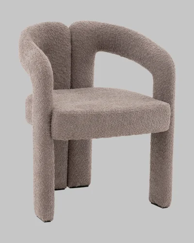 Стул Болинджер букле светло-коричневый УТ000041356 Stool Group, коричневый/букле, ножки/металл ткань/коричневый, размеры - *****