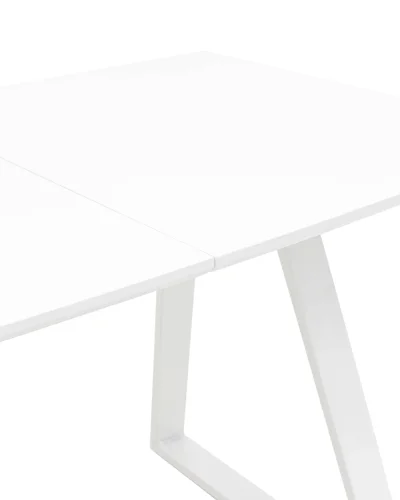 Стол обеденный Детройт, раскладной, 120-160*80, белый УТ000002653 Stool Group столешница белая из мдф фото 2