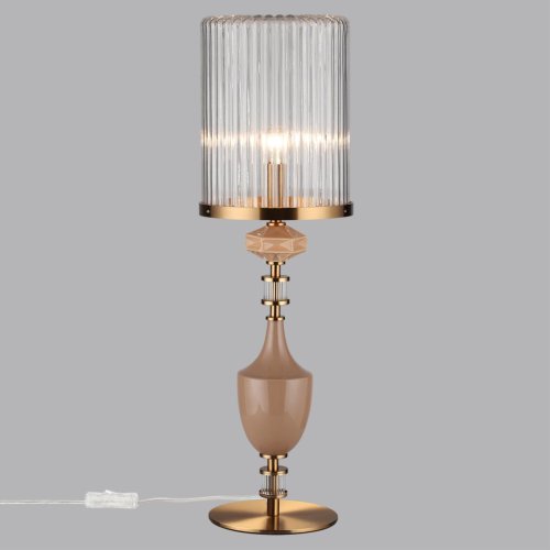 Настольная лампа Terra 5414/1TA Odeon Light прозрачная на 1 лампу, основание латунь античное бронза керамика металл в стиле классический современный фото 4 Настольная лампа Terra 5414/1TA Odeon Light прозрачная на 1 лампу, основание латунь античное бронза керамика металл в стиле классический современный фото 4