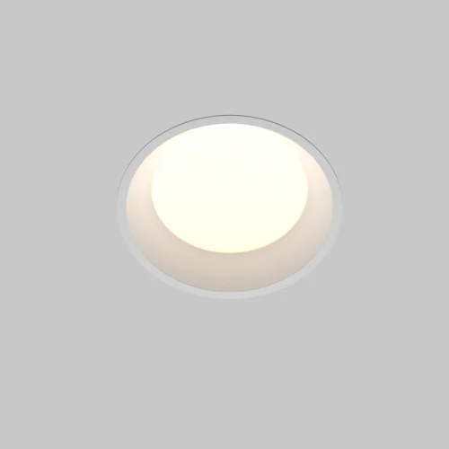 Светильник точечный LED Okno DL055-12W3-4-6K-W Maytoni белый на 1 лампу, основание белое в стиле современный фото 4